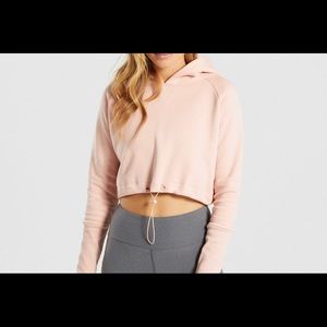 Gymshark Slounge Cropped Drawcord Hoodie